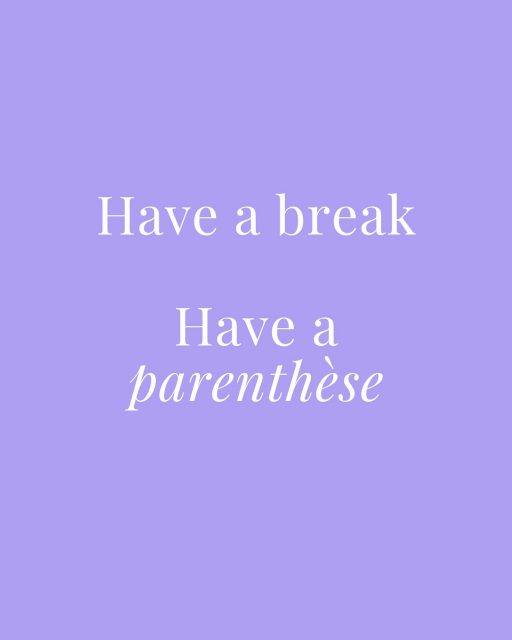 Des rendez-vous avec soi-même sinon rien 💙 La séance parenthèse n’attend que vous.  Pssst : ne ratez pas le cadeau en dernière slide 💝