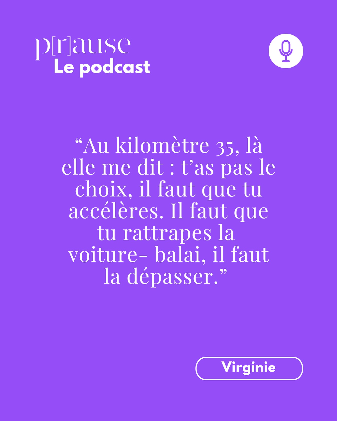 La course contre la montre de Virginie pour son premier marathon ⏱️  🎙️Nouvel épisode de podcast dispo sur toutes les plateformes d’écoutes (lien en bio)