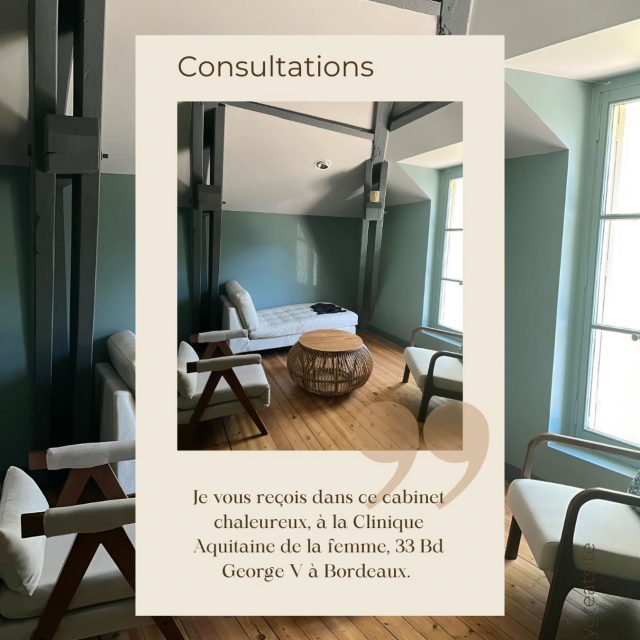 Installez-vous confortablement, et fermez les yeux… 💛  L’endroit idéal pour respirer, s’apaiser, s’alléger du poids du quotidien, s’offrir une parenthèse.  Je vous reçois tous les mercredis à la @clinique_aquitaine_de_la_femme à Bordeaux pour des consultations de sophrologie.  👉 Lien en bio pour prendre RDV